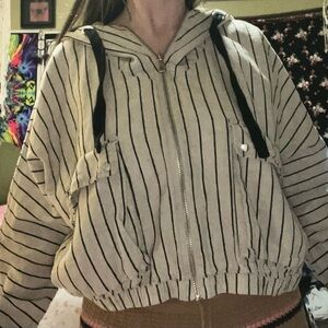 ZARA lightweight striped jacket